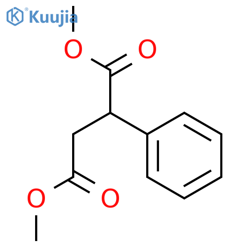 Butanedioic acid, phenyl-, dimethyl ester, (2S)- structure