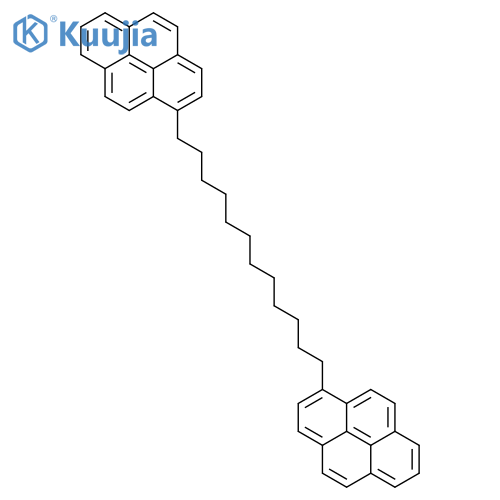 Pyrene, 1,1'-(1,12-dodecanediyl)bis- structure