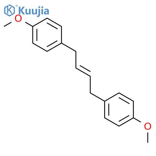 Benzene, 1,1'-(2-butene-1,4-diyl)bis[4-methoxy- structure