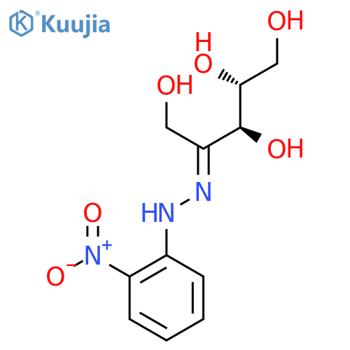 D-RIBULOSE O-NITROPHENYL-HYDRAZONE structure