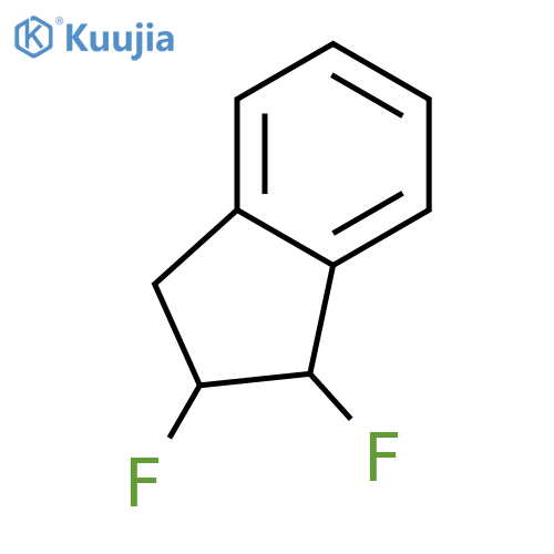 1H-Indene, 1,2-difluoro-2,3-dihydro-, cis- structure