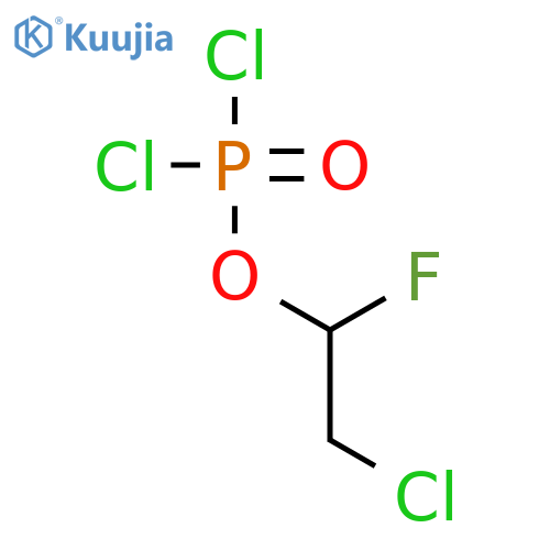 Phosphorodichloridic acid, 2-chloro-1-fluoroethyl ester structure