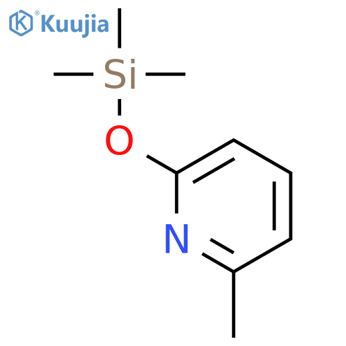 Pyridine, 2-methyl-6-[(trimethylsilyl)oxy]- structure