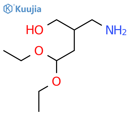 1-Butanol, 2-(aminomethyl)-4,4-diethoxy- structure