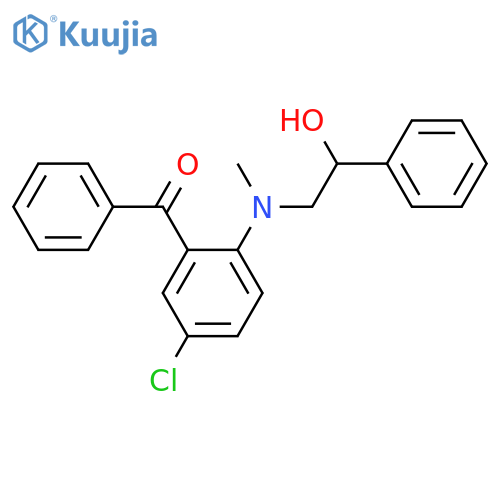 Methanone,[5-chloro-2-[(2-hydroxy-2-phenylethyl)methylamino]phenyl]phenyl- structure