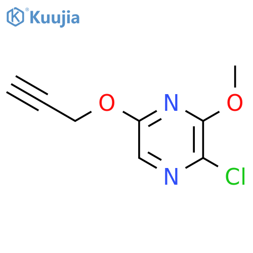 PYRAZINE, 2-CHLORO-3-METHOXY-5-(2-PROPYNYLOXY)- structure