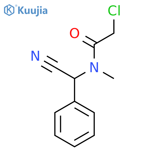 Acetamide, 2-chloro-N-(cyanophenylmethyl)-N-methyl- structure