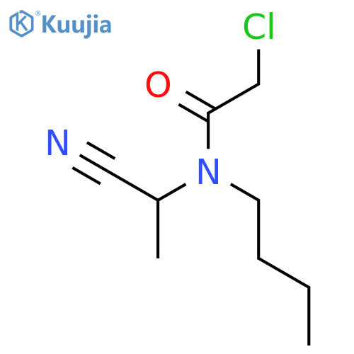Acetamide, N-butyl-2-chloro-N-(1-cyanoethyl)- structure