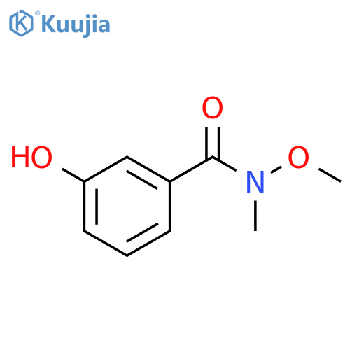 3-hydroxy-N-methoxy-N-methylbenzamide structure