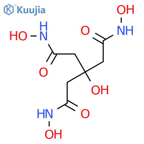 Pentanediamide, N,N',3-trihydroxy-3-[2-(hydroxyamino)-2-oxoethyl]- structure