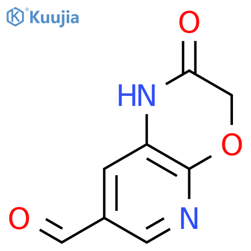 2,3-dihydro-2-oxo-1H-Pyrido[2,3-b][1,4]oxazine-7-carboxaldehyde structure
