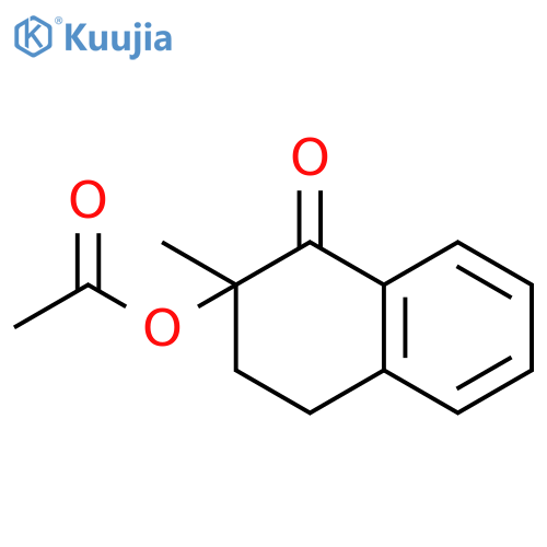 1(2H)-NAPHTHALENONE, 2-(ACETYLOXY)-3,4-DIHYDRO-2-METHYL- structure
