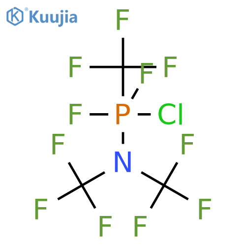 Phosphoranamine, 1-chloro-1,1-difluoro-N,N,1-tris(trifluoromethyl)- structure