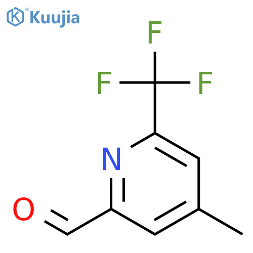 2-Pyridinecarboxaldehyde, 4-methyl-6-(trifluoromethyl)- structure