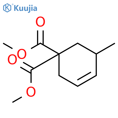 3-Cyclohexene-1,1-dicarboxylic acid, 5-methyl-, dimethyl ester structure