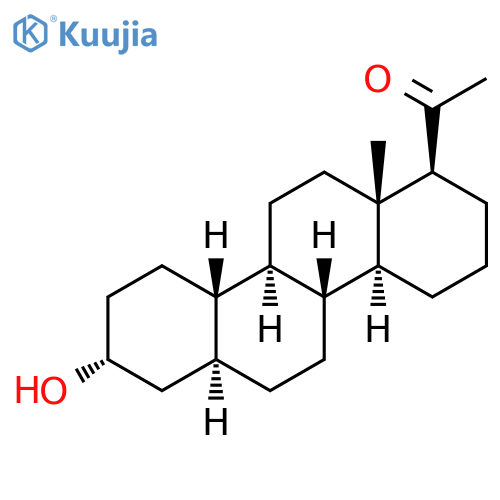 Ethanone, 1-[(1S,4aS,4bR,6aS,8R,10aS,10bR,12aS)-octadecahydro-8-hydroxy-12a-methyl-1-chrysenyl]- structure