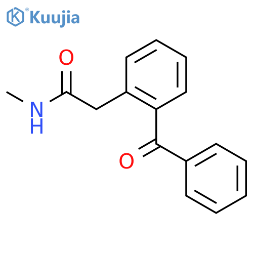 Benzeneacetamide, 2-benzoyl-N-methyl- structure