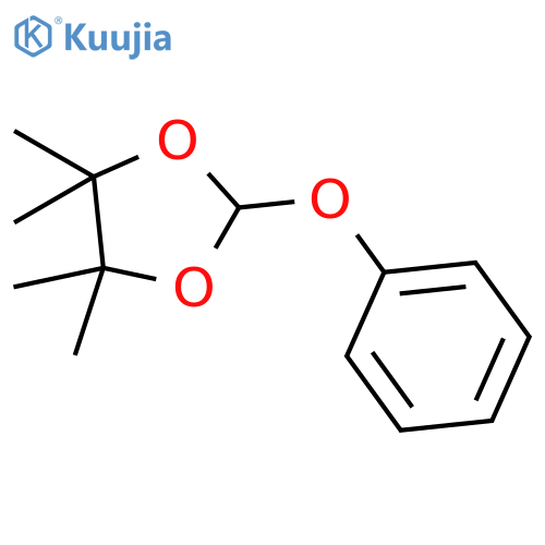 1,3-Dioxolane, 4,4,5,5-tetramethyl-2-phenoxy- structure