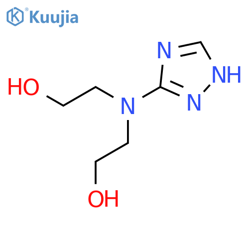 Ethanol, 2,2'-(1H-1,2,4-triazol-3-ylimino)bis- structure