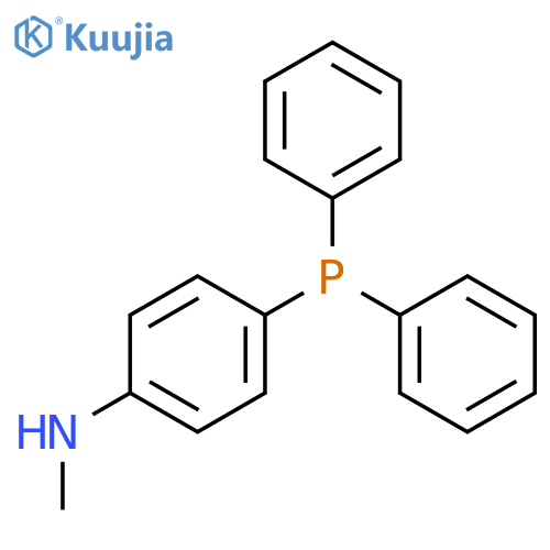 (4-diphenylphosphanyl-phenyl)-methyl-amine structure