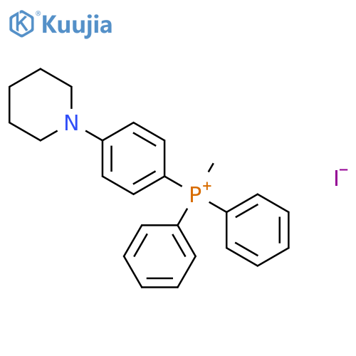 Phosphonium, methyldiphenyl[4-(1-piperidinyl)phenyl]-, iodide structure