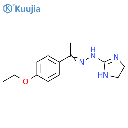2-Imidazolidinone, [1-(4-ethoxyphenyl)ethylidene]hydrazone structure