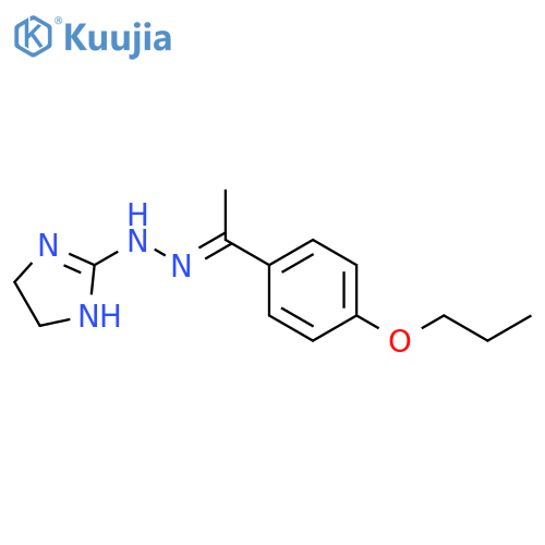 2-Imidazolidinone, [1-(4-propoxyphenyl)ethylidene]hydrazone structure