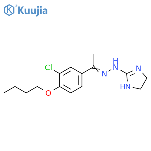 2-Imidazolidinone, [1-(4-butoxy-3-chlorophenyl)ethylidene]hydrazone structure