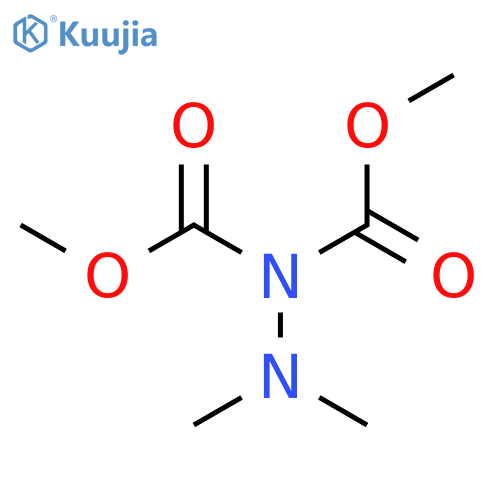 1,1-Hydrazinedicarboxylic acid, 2,2-dimethyl-, dimethyl ester structure