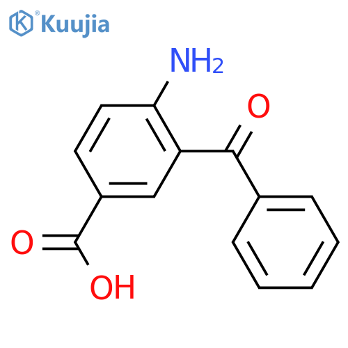 Benzoic acid, 4-amino-3-benzoyl- structure