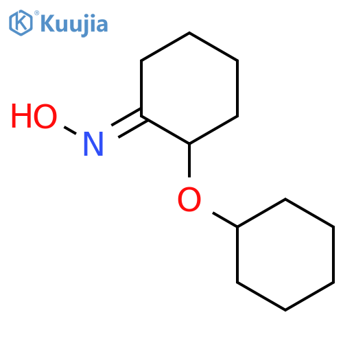 Cyclohexanone, 2-(cyclohexyloxy)-, oxime, (E)- structure