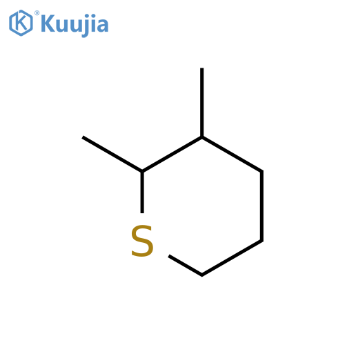 2H-Thiopyran, tetrahydro-2,3-dimethyl-, cis- structure