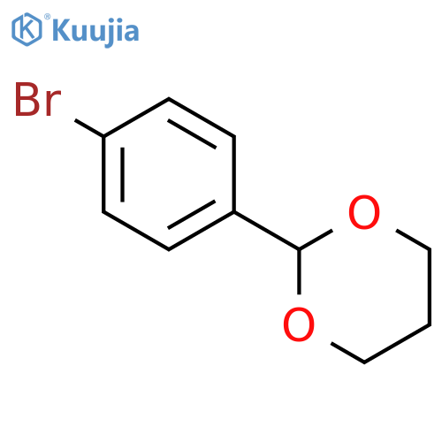 2-(4-Bromophenyl)-1,3-dioxane structure