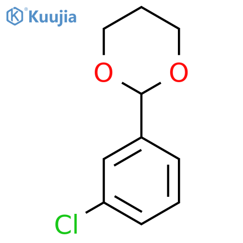 2-(3-Chlorophenyl)-1,3-dioxane structure