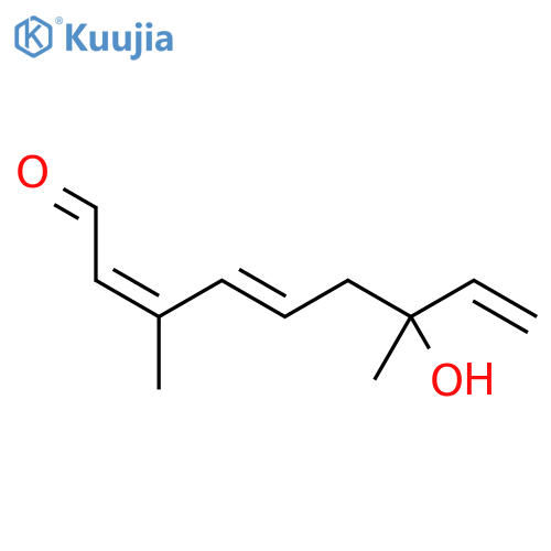 2,4,8-Nonatrienal, 7-hydroxy-3,7-dimethyl-, (Z,E)- structure