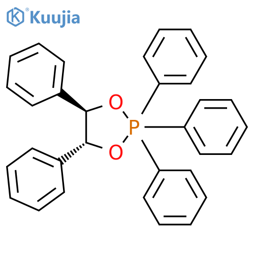 1,3,2-Dioxaphospholane, 2,2-dihydro-2,2,2,4,5-pentaphenyl-, trans- (9CI) structure
