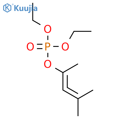Phosphoric acid, 1,3-dimethyl-1,2-butadienyl diethyl ester structure
