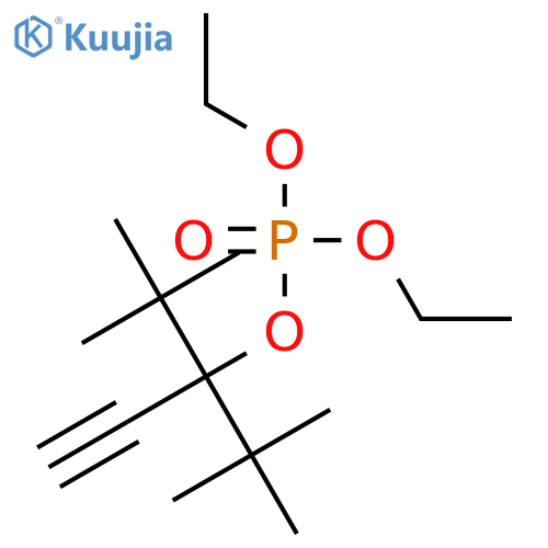 Phosphoric acid, 1,1-bis(1,1-dimethylethyl)-2-propynyl diethyl ester structure
