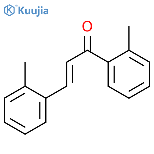 2-Propen-1-one, 1,3-bis(2-methylphenyl)-, (E)- structure