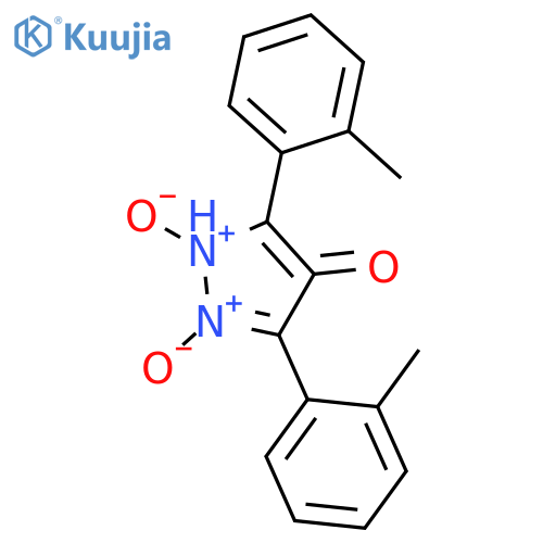 4H-Pyrazol-4-one, 3,5-bis(2-methylphenyl)-, 1,2-dioxide structure