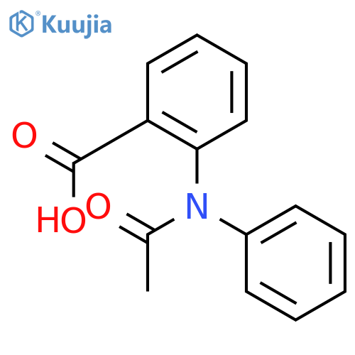 2-(N-phenylacetamido)benzoic acid structure