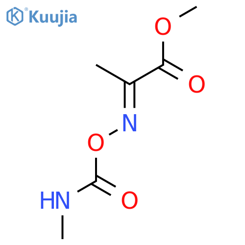 Propanoic acid, 2-[[[(methylamino)carbonyl]oxy]imino]-, methyl ester structure