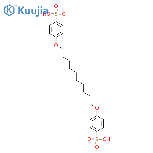 BENZENESULFONIC ACID, 4,4'-[1,10-DECANEDIYLBIS(OXY)]BIS- structure