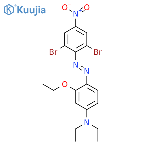 Benzenamine, 4-[(2,6-dibromo-4-nitrophenyl)azo]-3-ethoxy-N,N-diethyl- structure