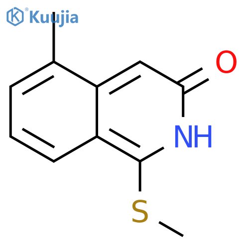 3(2H)-Isoquinolinone, 5-methyl-1-(methylthio)- structure