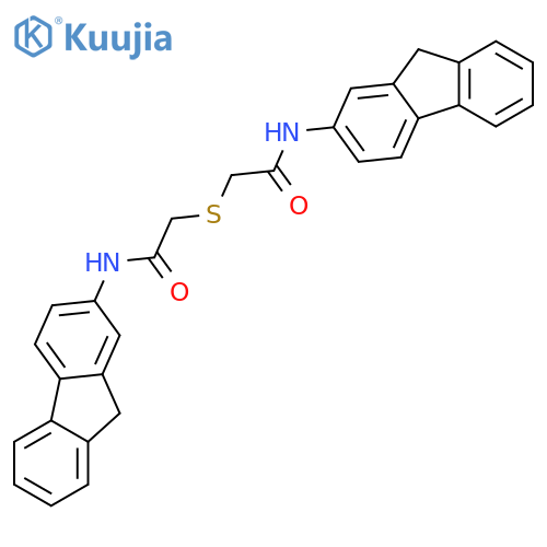 ACETAMIDE, 2,2'-THIOBIS[N-9H-FLUOREN-2-YL- structure