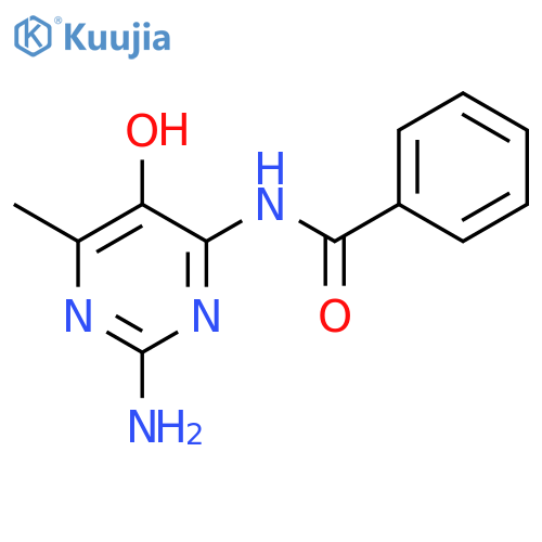 Benzamide, N-(2-amino-5-hydroxy-6-methyl-4-pyrimidinyl)- structure