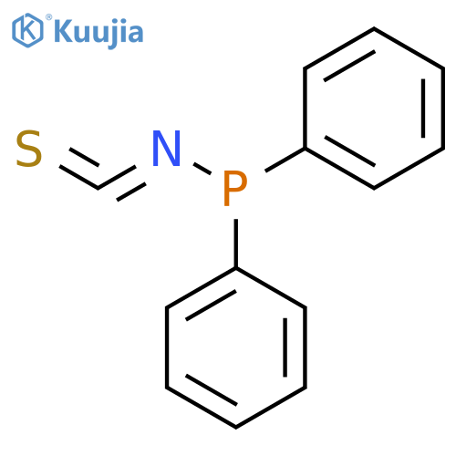 Phosphinous isothiocyanate, diphenyl- structure