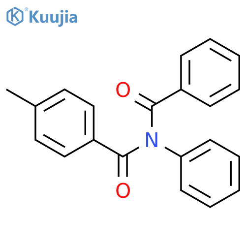 Benzamide, N-benzoyl-4-methyl-N-phenyl- structure