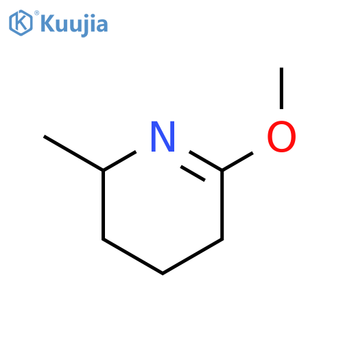 6-methoxy-2-methyl-2,3,4,5-tetrahydropyridine structure